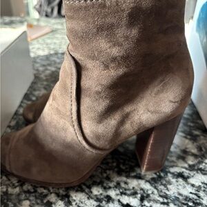Brown leather Ankle Boots